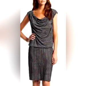 Derek Lam for Nation alternate stripe midi dress SM